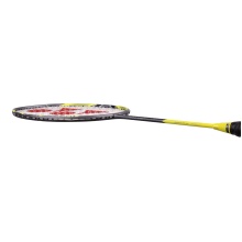 Yonex Badmintonschläger ARC Saber 7 Play (ausgewogen, flexibel) grau/gelb - besaitet -